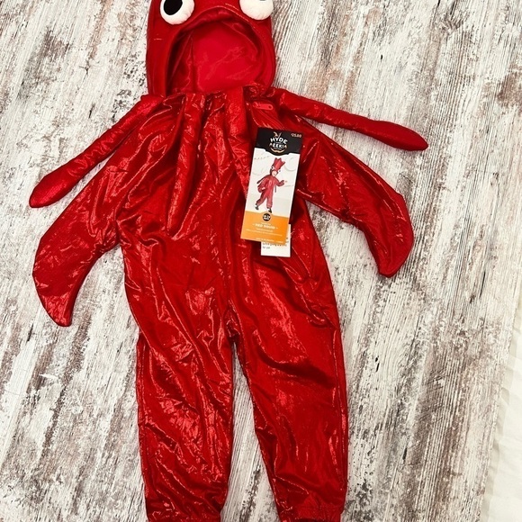 Hyde & Eek Toddler Red Squid Costume - Picture 3 of 5